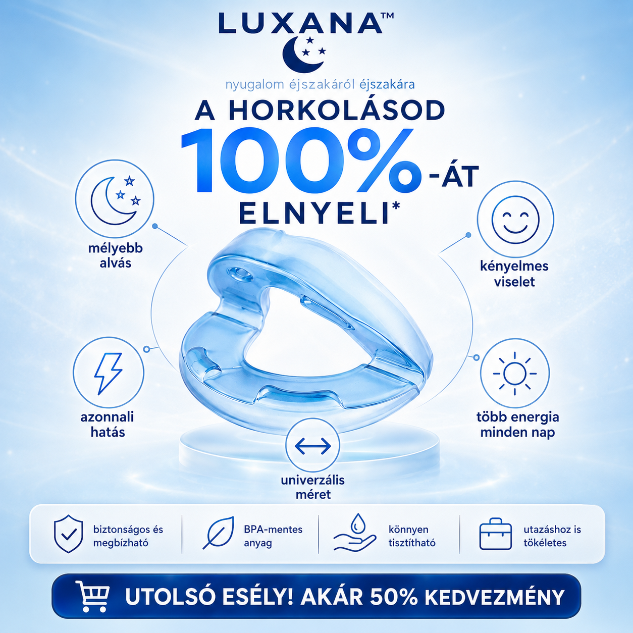 LUXANA™ - Horkolásgátló